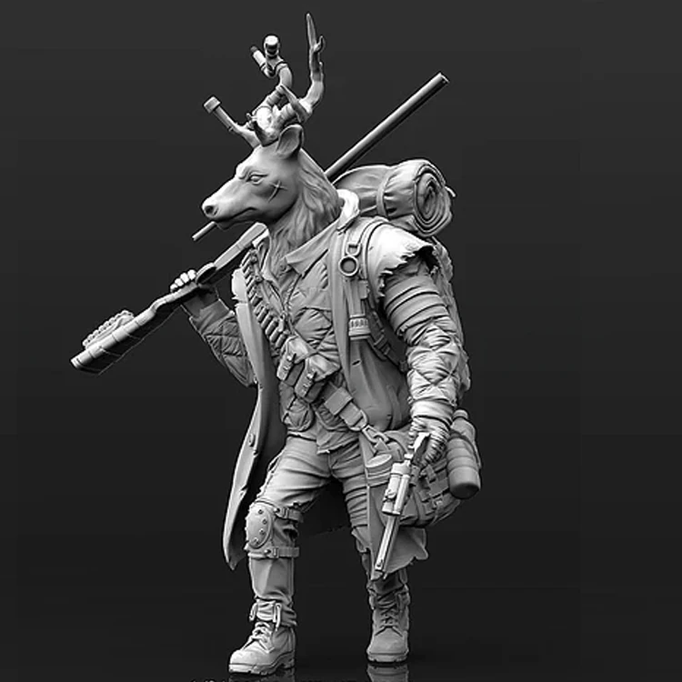 1/24 масштаб Неокрашенная смола фигура Ranger GK фигура
