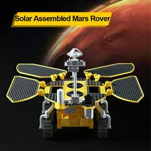 DIY Mini Solar Energy Driven Mars Rover DIY Science Tech Gadgets Robot Solaire Assemblage Ăducatif Kit Robotique Education