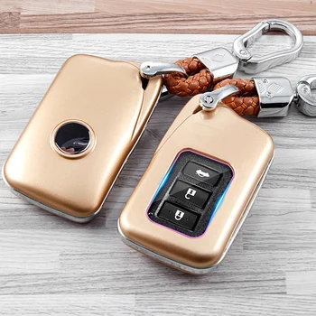 

Car Styling Smart Remote ABS Carbon Fiber Key Shell 2 3 Buttons Cover Case For Lexus NX ES GS RX IS RC LX 200 250 350 450H 300H