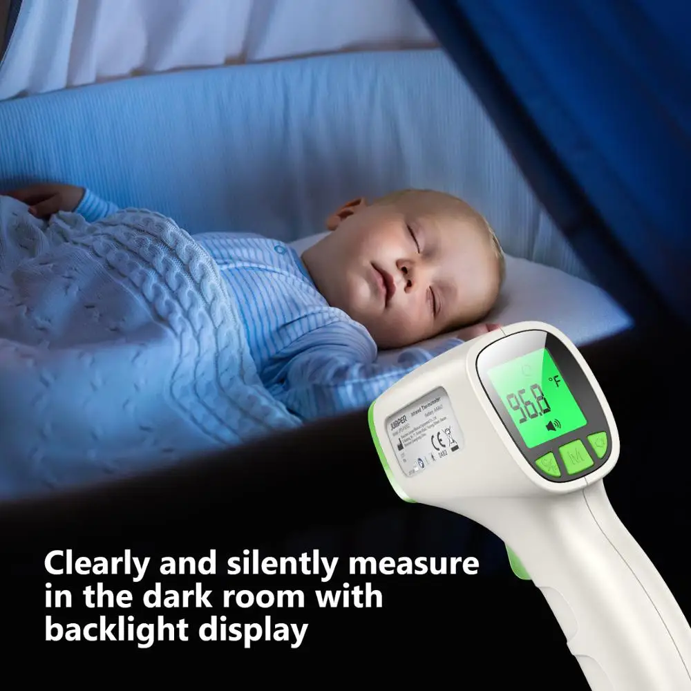 Забота о здоровье Инфракрасный термометр для младенцев и взрослых Пистолет Бесконтактный Мути-фукция прибор для измерения температуры