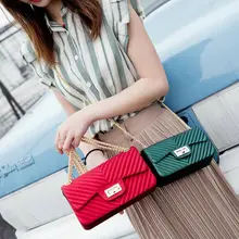 Сумки через плечо для женщин, Сумки из искусственной кожи, женская сумка на плечо с золотой цепочкой, Модная Портативная Сумка-тоут, женская сумка-мессенджер