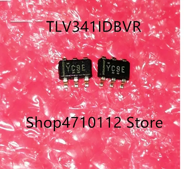 

10PCS/LOT NEW TLV341IDBVR TLV341IDBVRT TLV341IDBV TLV341 MARKING YC9E SOT23-6 IC
