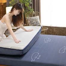 Matelas en Latex 6CM, nouvelle mode, mousse à mémoire de forme, haute résilience, respirant, en coton tricoté