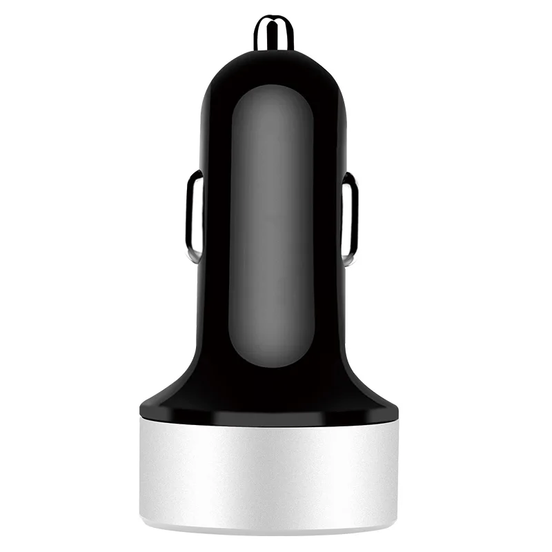 12 В Авто USB Автомобильное зарядное устройство для прикуривателя QC 3,0 Быстрая зарядка Универсальный телефон PD type C зарядный порт адаптер питания аксессуары - Название цвета: Silver 1pc