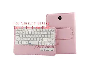

Luxury Tablet Case For Samsung Galaxy Tab 4 10.1 SM T530/T531/T535 Cover Funda Detachable Bluetooth Keyboard Leather Stand