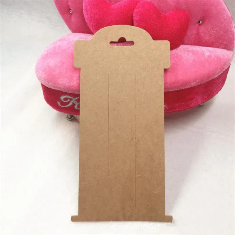 20 stücke Haars pange Display-Karte Bogen Pin Halter Pappe Karton für Schmuck Geschenk verpackung Veranstalter kleine Unternehmen liefert – Detail 12