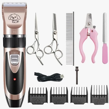 

Rechargeable Professional Hair Clipper (Pet/Cat/Dog/Rabbit) Trimmer Grooming Shaver Set Haircut Tool