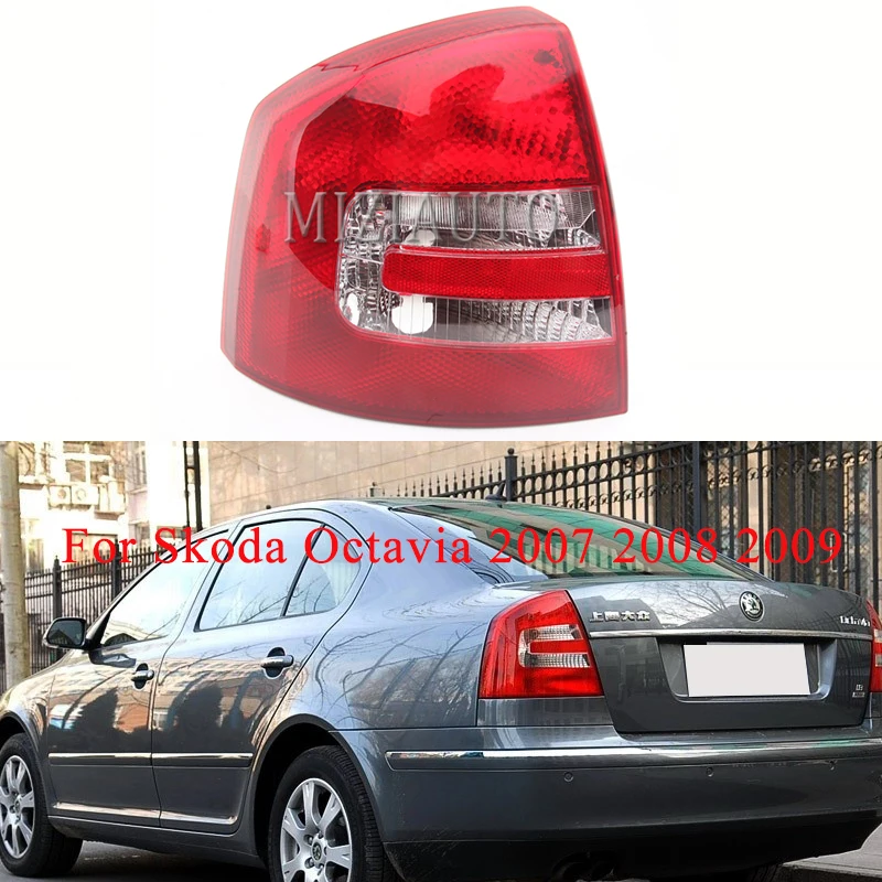 

For Skoda Octavia 2007 2008 2009 Brake Light Rear Tail light Bumper Light Tail Stop Lamp Warning Light Car Accessories Lamp