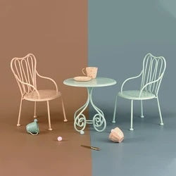 HS Aizulhomey – accessoires de poupée LOL Blyth, 2022 fer, Table basse, chaise de cuisine, meubles de maison de poupée, jouets, maison de jeu, cadeaux pour 1/6 