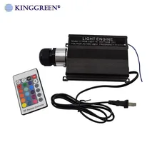 1X высокое качество RGB цвет светодиодный 16 Вт волоконно-оптический светильник двигатель с 24key ИК-пульт дистанционного управления