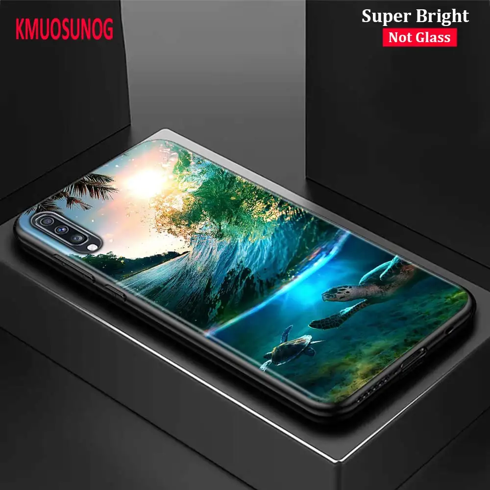 

Black Cover Sea turtle cute coque for Samsung Galaxy A70 A90 A80 A60 A50 A40 A30S A20E A20S A10 Phone Case