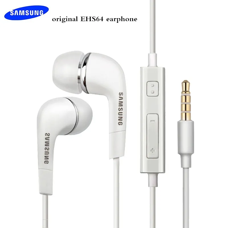 Samsung-auriculares intrauditivos estéreo EHS64, 3,5 MM, con micrófono, Control remoto, para Galaxy S6, S7, S8, S9, S10, A30, A50, A70
