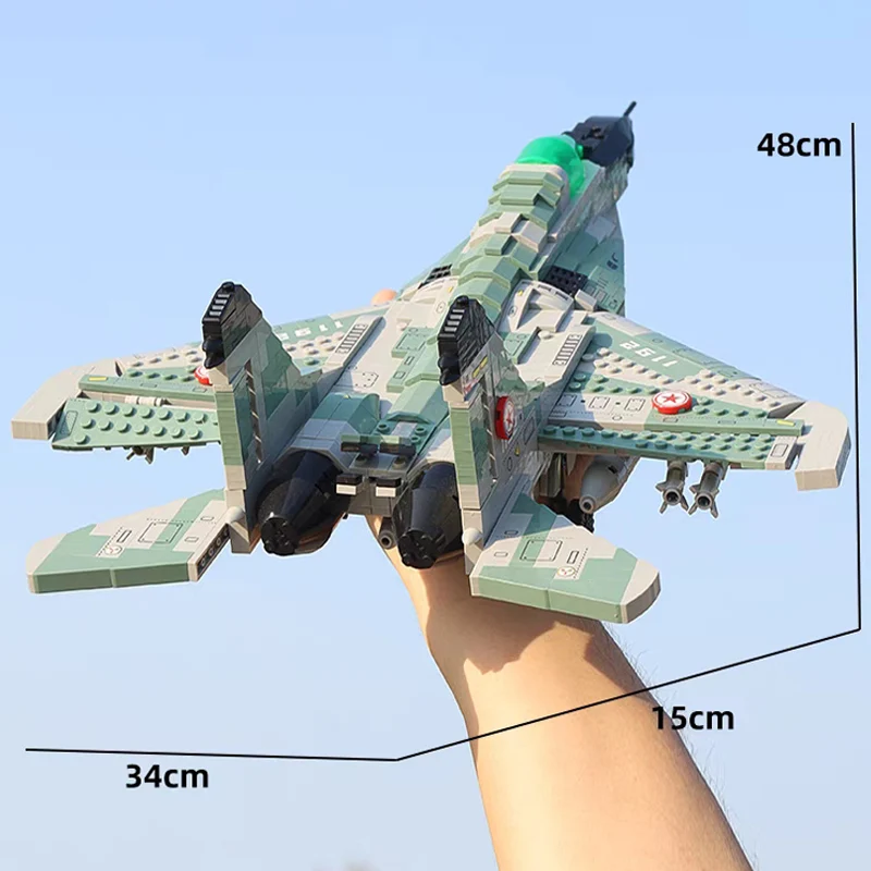 Building Blocks Bricks Stealth Plane Brick Aircraft Toys Fighter