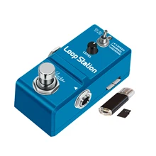 

Rowin Loop Station Looper Effects Pedal with SD Card for 10 Minutes of Looping, Unlimited Overdub at Ghet Music Store.