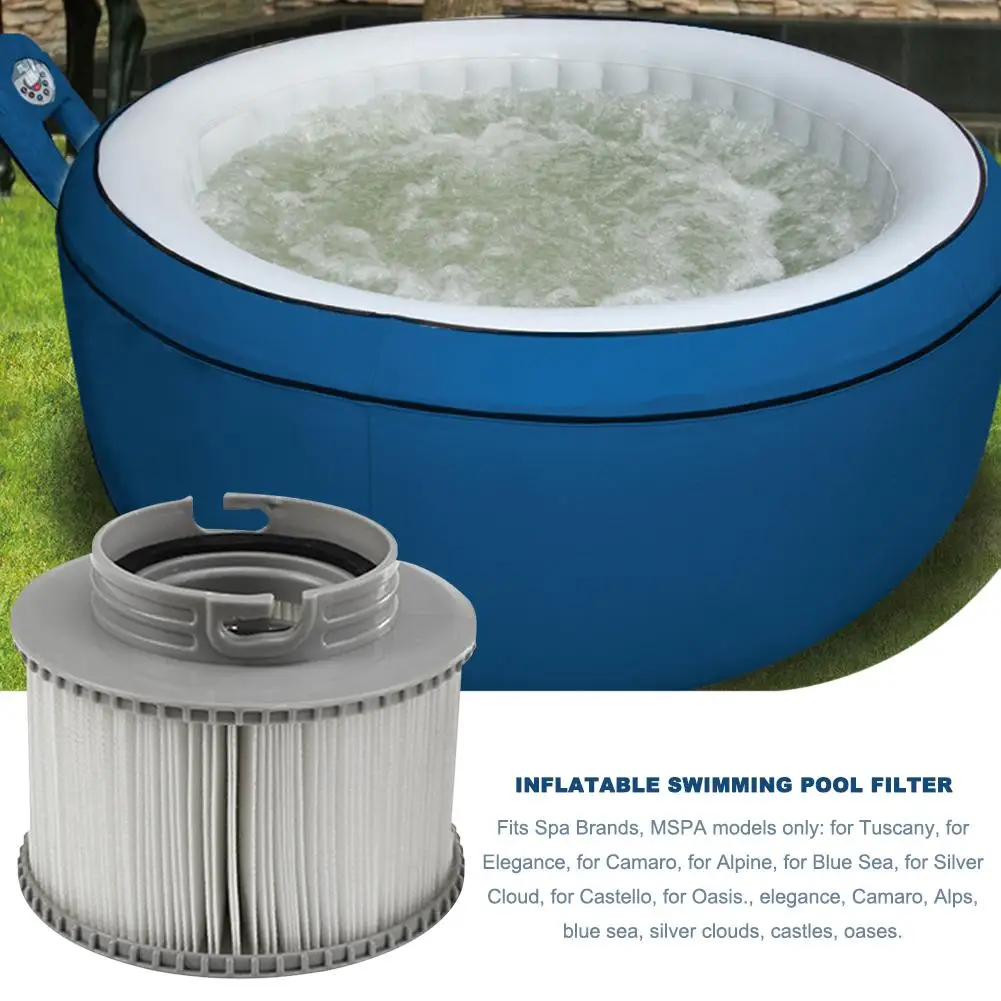 

Filter Cartridges Sieve Inflatable Pool Filter Accessory for Mspa All Models Spas Swimming Pool