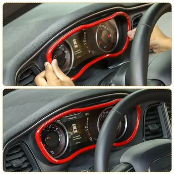 

1* Decoration Trim Dash Trim Cover Sticker For Dodge Challenger 2015-2019