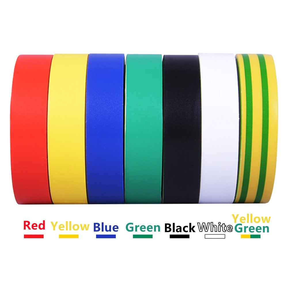 10 Meters Strong Electrical Tape Color Wear-resistant Lead-free