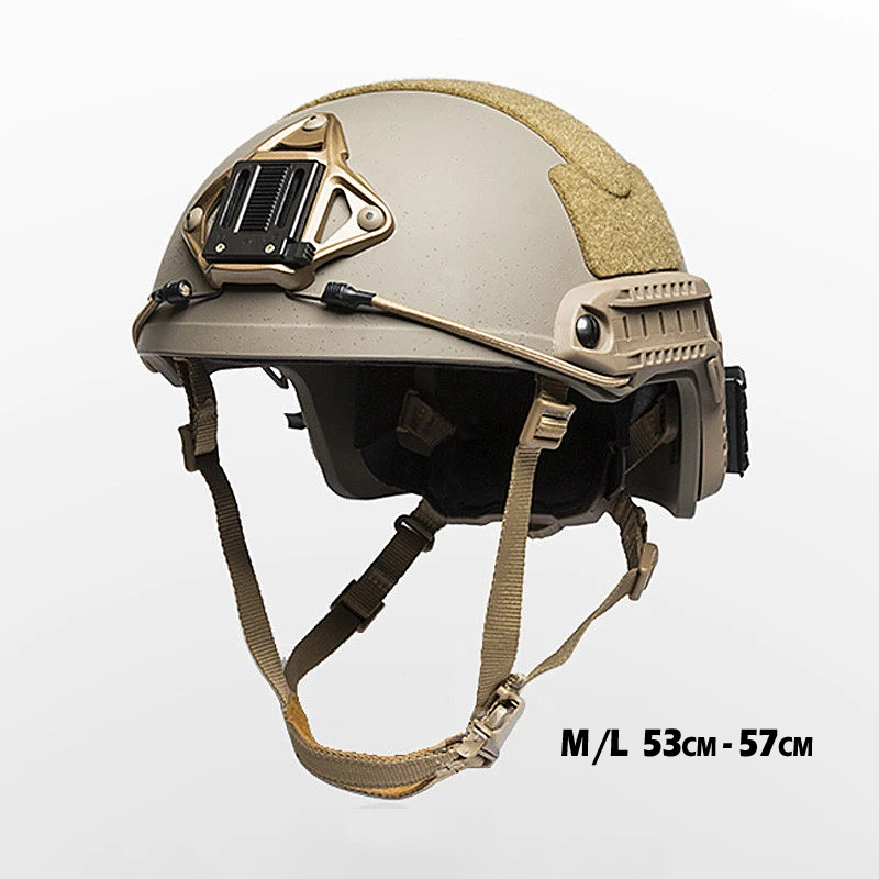 DE ( M 53cm - 57cm ) FMA для пейнтбола Аксессуары тактический баллистических арамидных толстый и тяжелый версия шлем для Пейнтбол боевой защиты - Цвет: DE ( M 53cm - 57cm )