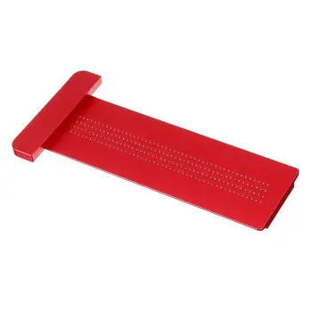 

1pc Aluminium Alloy TS 3-6 Inch Hole Positioning Measuring Ruler Precision Marking T Ruler Scriber Ruler Woodworking Tool