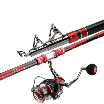

2.4-3.6m Telescopic Fishing Olta Anchor Rod Carbon Ultra Light Ultra Hard Distance Throwing Pole Spinning Peche Rock Angeln Pole
