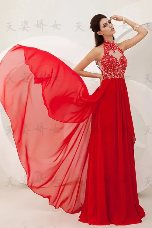 vestido de festa robe de soiree модное сексуальное платье с высокой горловиной и открытой спиной с аппликацией из кристаллов для выпускного вечера платья подружек невесты