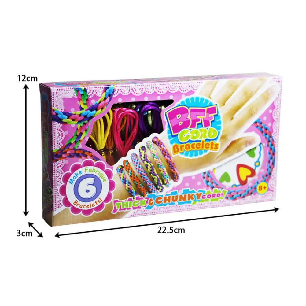 Plastic DIY Toys Puzzle Creative Ribbon Woven Hand Making For 8 Years Old Or Older Children