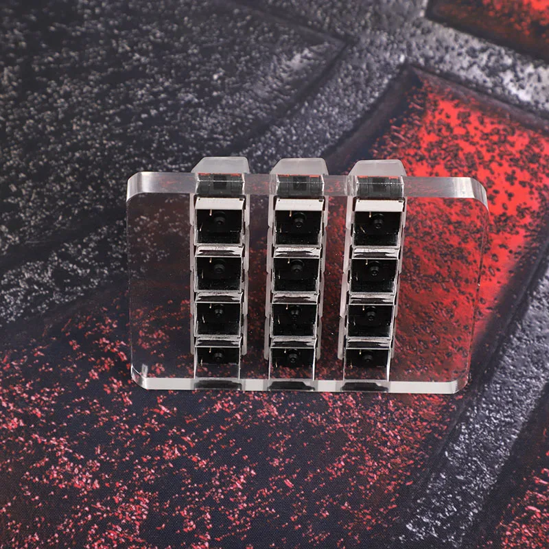 9 Cherry MX переключатели прибор для проверки Клавиатуры Комплект прозрачные брелки пробоотборник PCB механическая клавиатура полупрозрачные брелоки инструмент тестирования