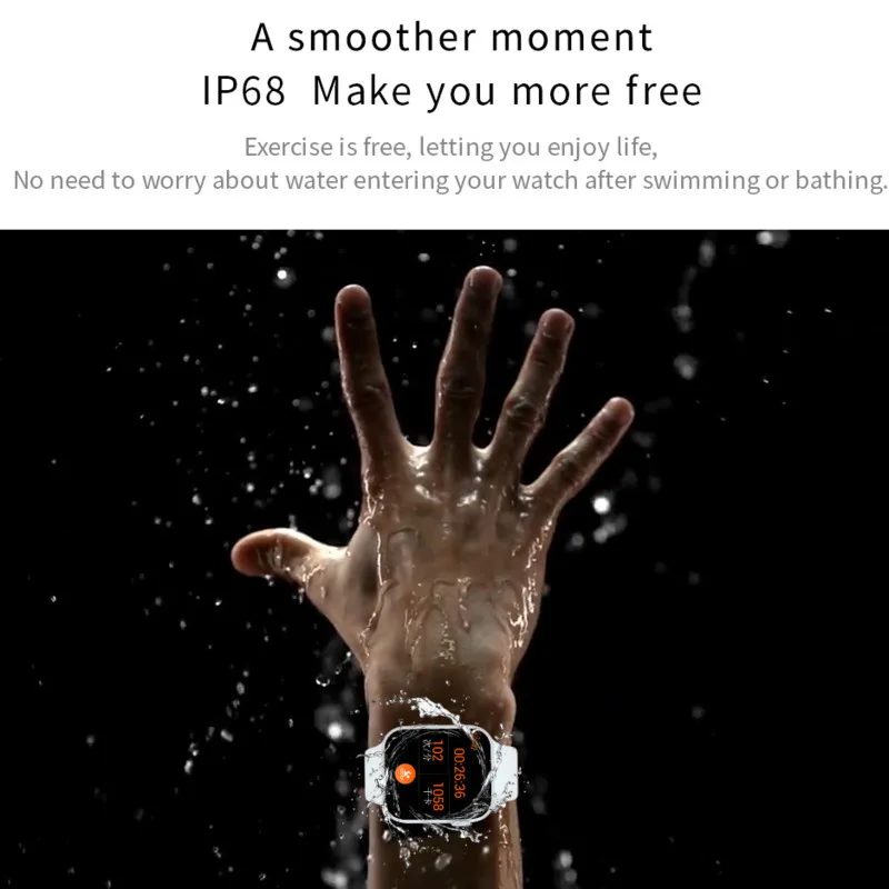  Iwo 14 Lite Bluetooth CK78 Smart Watch Men Series 5 Heart Rate Monitor IP68 Waterproof Alarm Remind - 4000029973454