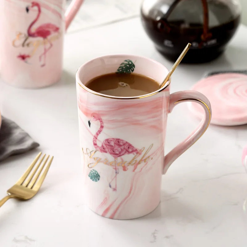 400 мл фарфоровая чайная чашка кофейная кружка кофейная чашка tazas caneca ТАСС кафе таза кафе чайная чашка розовая керамическая кружка чашки и кружки распродажа