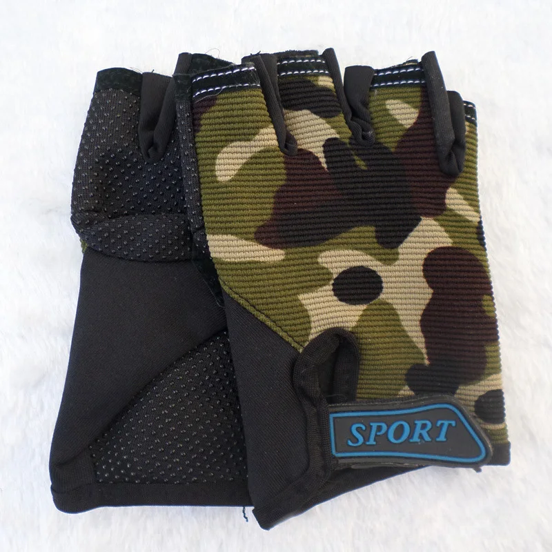 

Kids Children Bike Bicycle Cycling Half Finger Sports Gloves Outdoor Protection