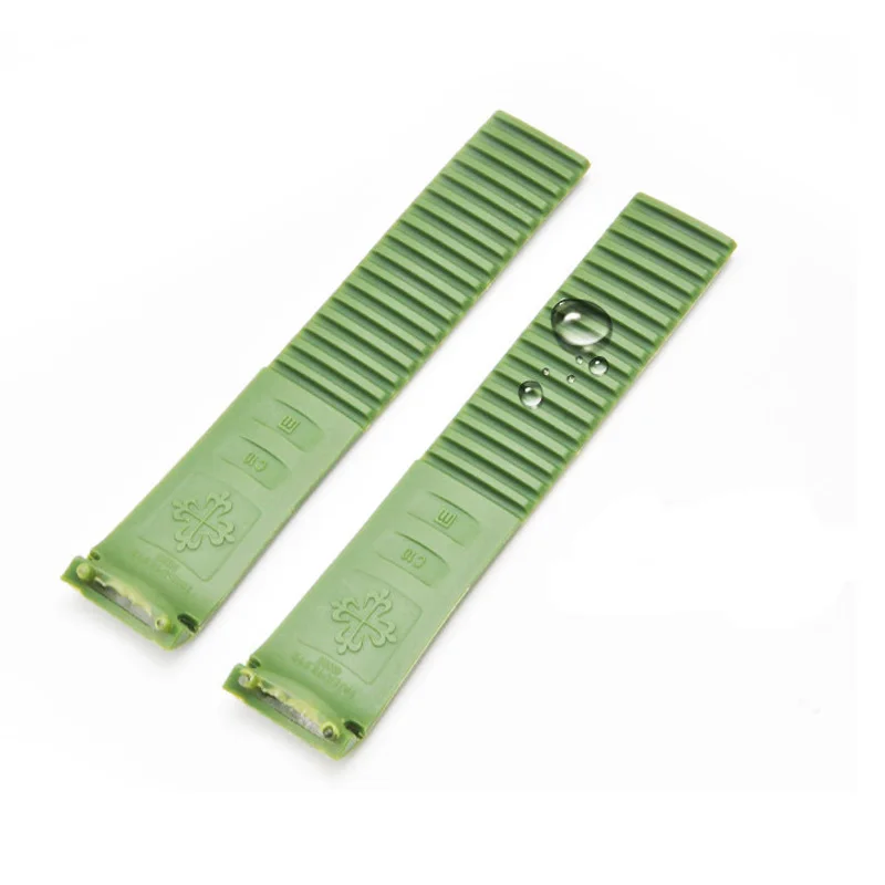 Silicone watch band substitute patek philippe Aquanaut series 5164 5165 5167 men's watchband sports waterproof 21mm