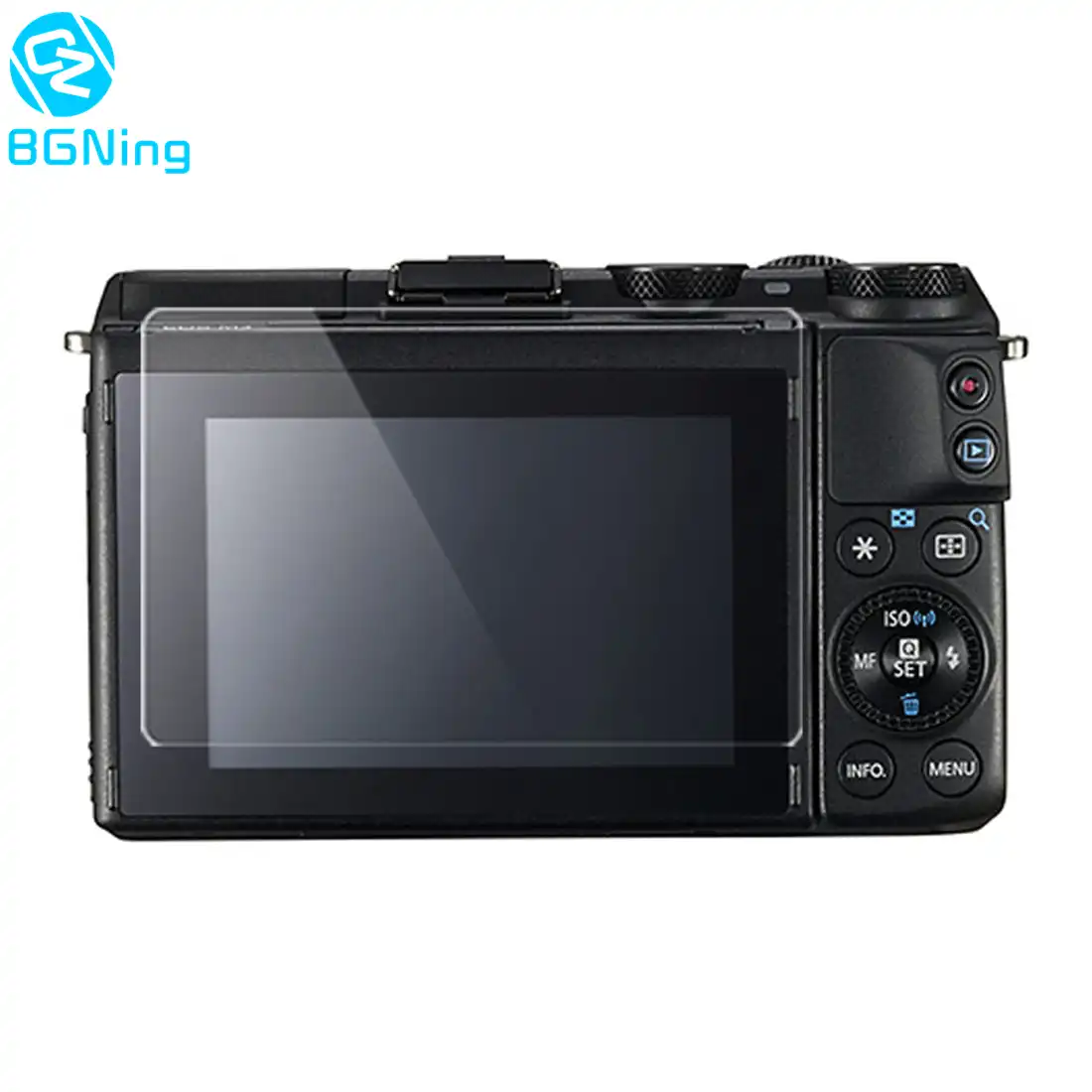 Canon EOS 550D 600D 60D M1 M2 Kamera Display-Schutz-Glas SchutzGlas Glas-folie