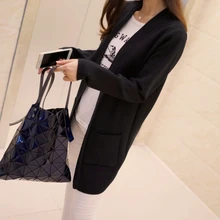 

Casual Cardigan Women Knit Sweater 2022 Spring Autumn Long Knitted Sweater Korean Slim Cardigans Women Tops Loose Coats Female