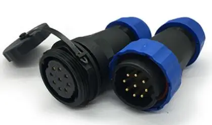 UAC28TP-9 IP68 Водонепроницаемый авиационный провод разъем и розетка мужской и женский 3 5 7 9 12 16 19 24 26Pin 28 мм прямой тип авиационный штекер - Цвет: UAC28TP-9