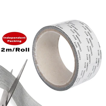 

1 Roll Window Net Repair Broken Hole Tape Anti-mosquito Mesh Sticky Wires Patch Repair Tape Summer Screen Window Netting Repair