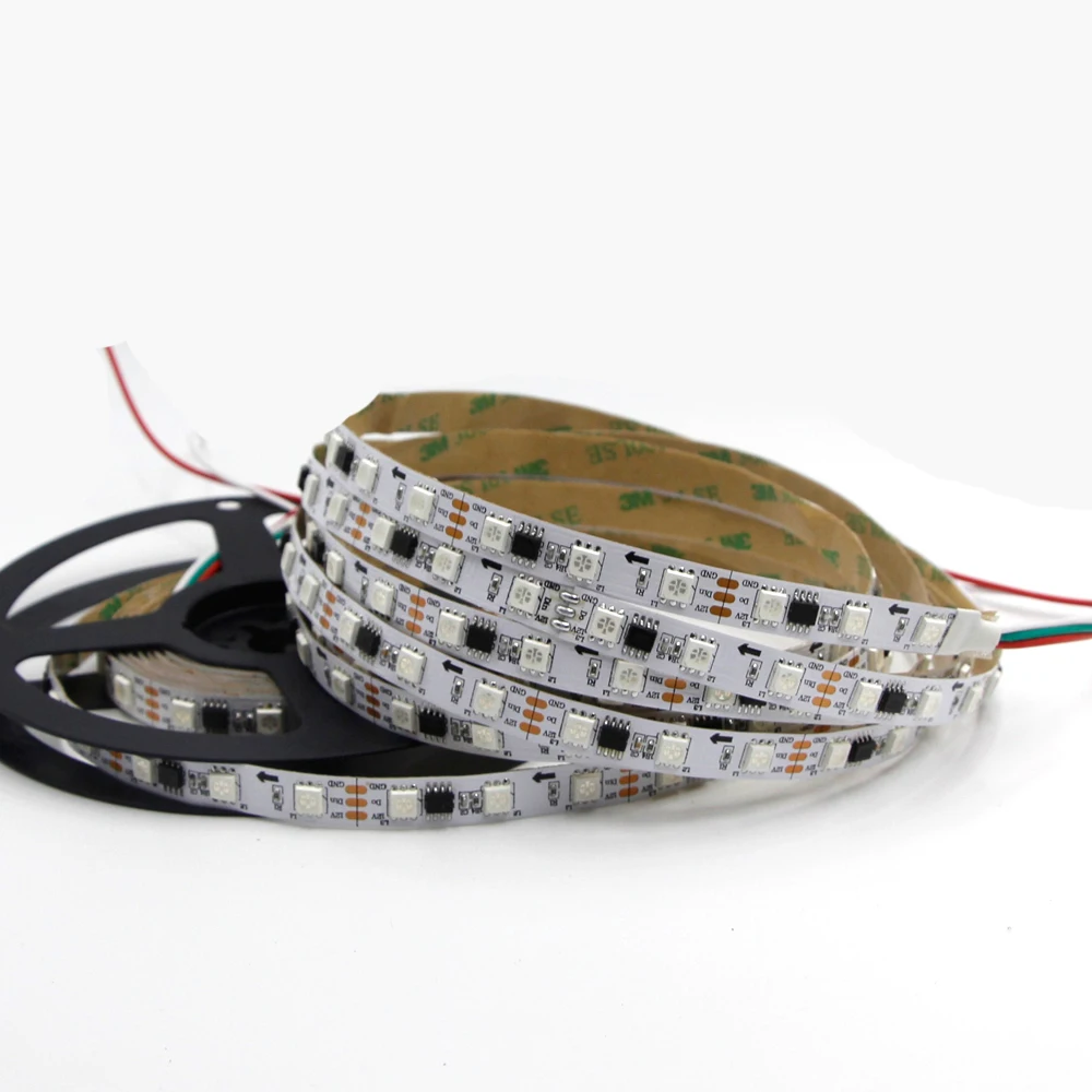 Addressable RGB Ws2811 IC RGB игровая гибкая светодиодная лента цифровой свет для Mid Tower компьютерный корпус для ПК геймер DIY+ 17key RF пульт дистанционного управления