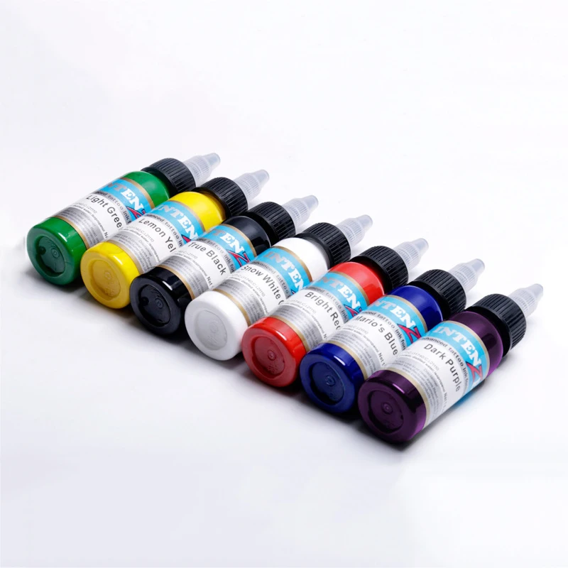 

7 Pcs Permanent Tattoo Pigment Tattoo Ink Set Makeup Pigment 1 Oz Permanent Makeup Tattoo Ink Pigment Tattoo & Body Art Ink