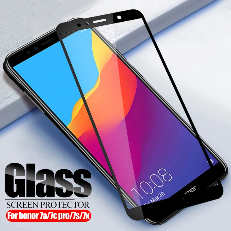 Защитное стекло для huawei honor 7A 7C Pro 7X, закаленное стекло для honor 7a honor 7C 7 A C X A7 C7 7apro 7C pro, Защитная пленка для экрана