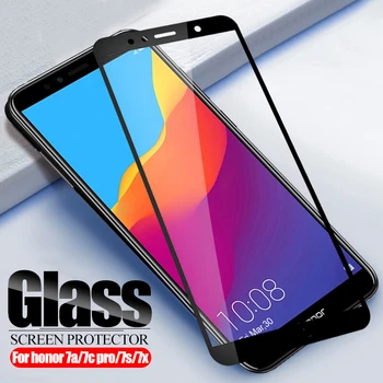 

Protective Glass For huawei Honor 7A 7C Pro 7X Tempered Glass on honor7a honor7c 7 A C X A7 C7 7apro 7cpro Screen Protector Film