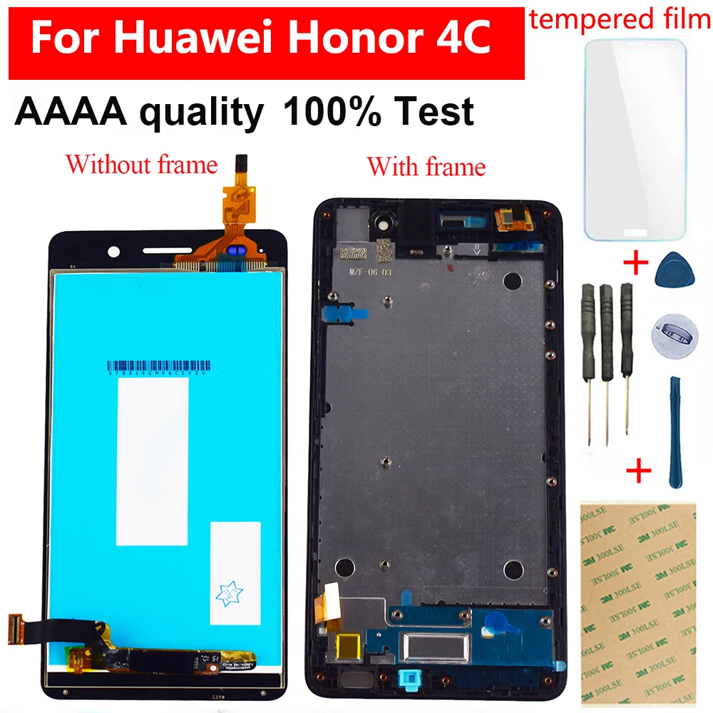 Для huawei Honor 4C ЖК-дисплей CHM-U01/G Play Mini CHC-U01 CHC-U03 ЖК-экран сенсорный экран дигитайзер сенсор в сборе с рамкой