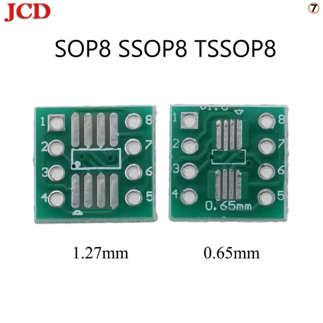 B Baosity 35Pc SOP MSOP SSOP TSSOP SOT23 SMT DIP Adapter Plate for DIY Project