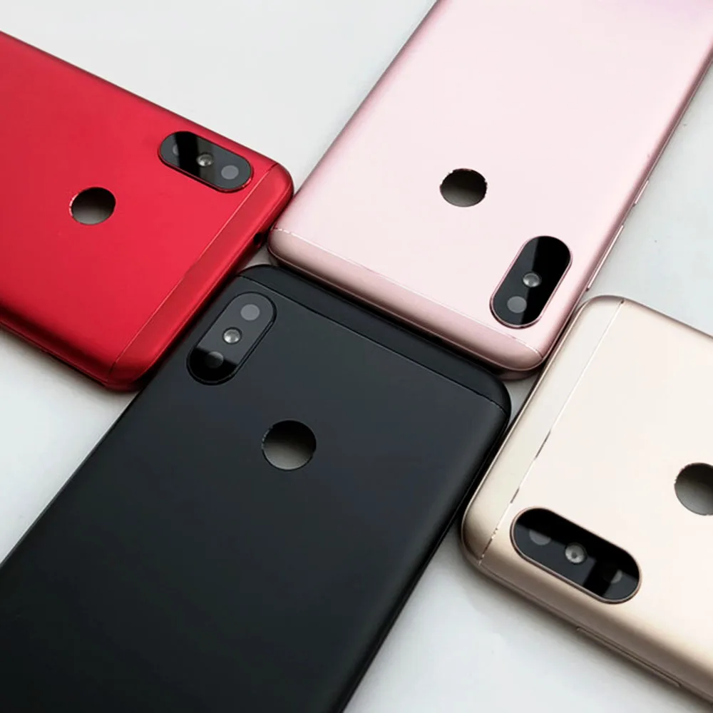 

For Xiaomi Mi A2 Lite Housing Battery Back Cover Case with Power Volume Button for Xiaomi MiA2 Lite Redmi 6 Pro A2 Lite