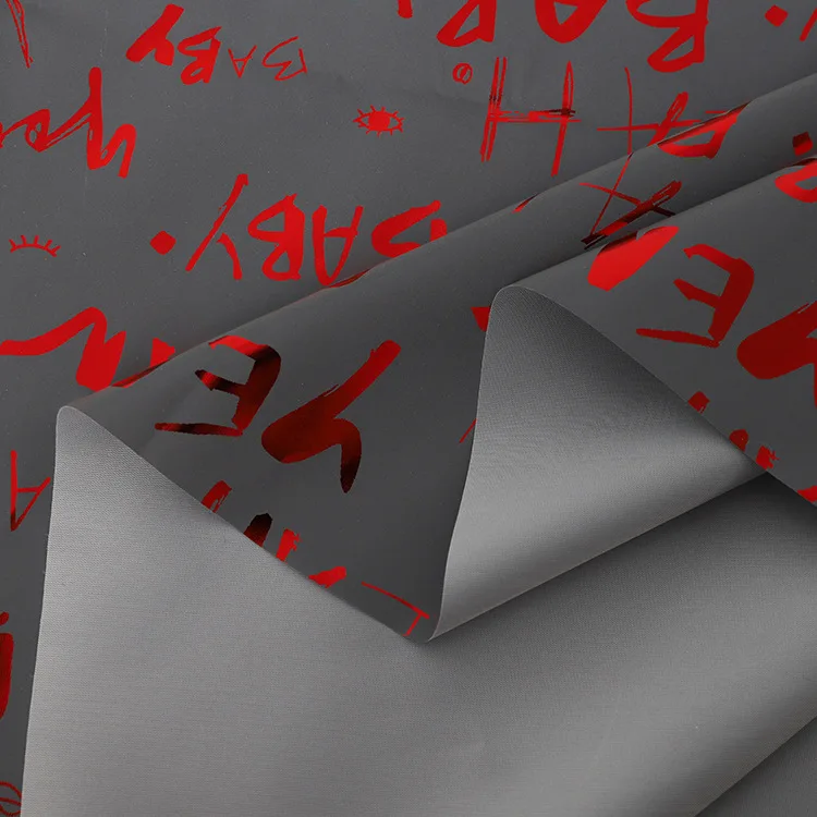 Ceny Nowa tkanina odblaskowa tkanina angielski alfabet bestsellery luminous tkanina fala marka luminous tkanina tkanina odblaskowa