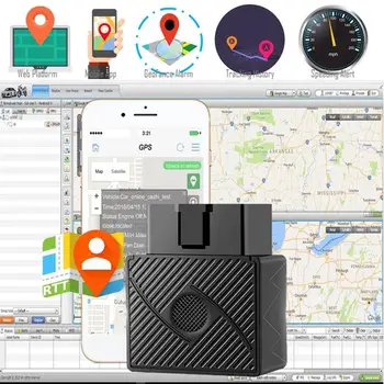 

OBD II GPS Tracker Real Time Car Truck Tracking Device Spy System Locator Alarm
