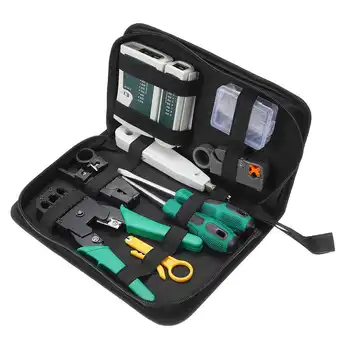 

Network Computer Repair Tool Kit LAN Network Maintenance Repair Cable Tester Crimper Plier Hand Tool Set Cat5 RJ45 RJ11 RJ12