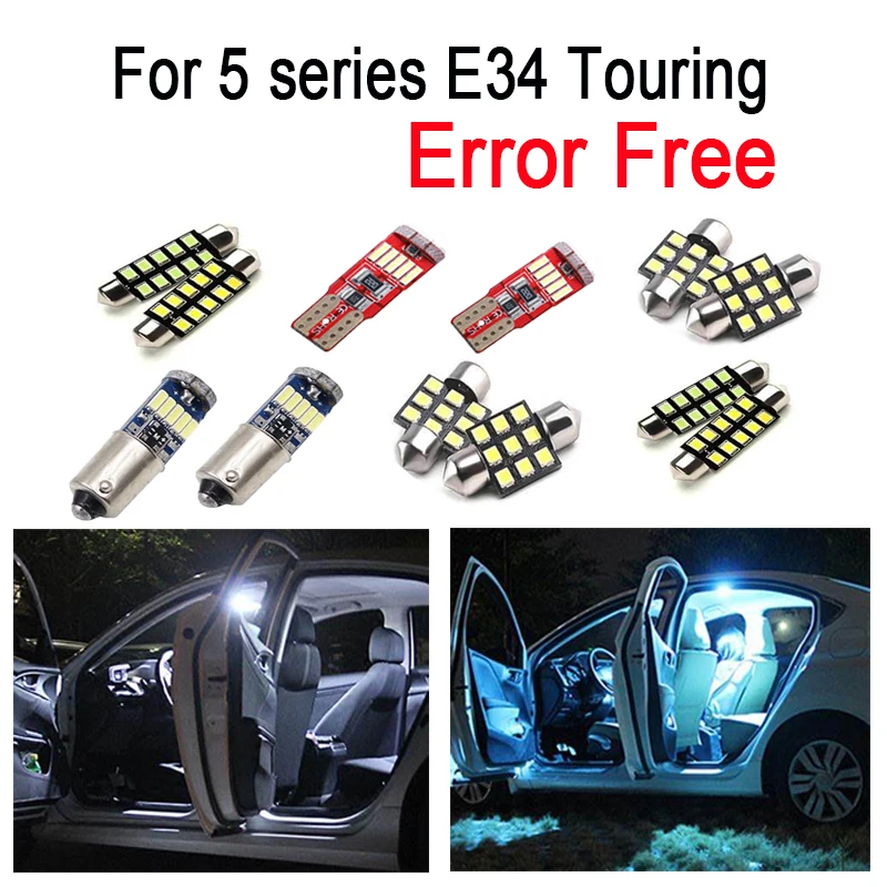 

21x LED lamp Interior reading map Light Kit for bmw 5 series E34 Touring Estate 518g 518i 520i 525i 525ix 530i 540i (1991-1997)