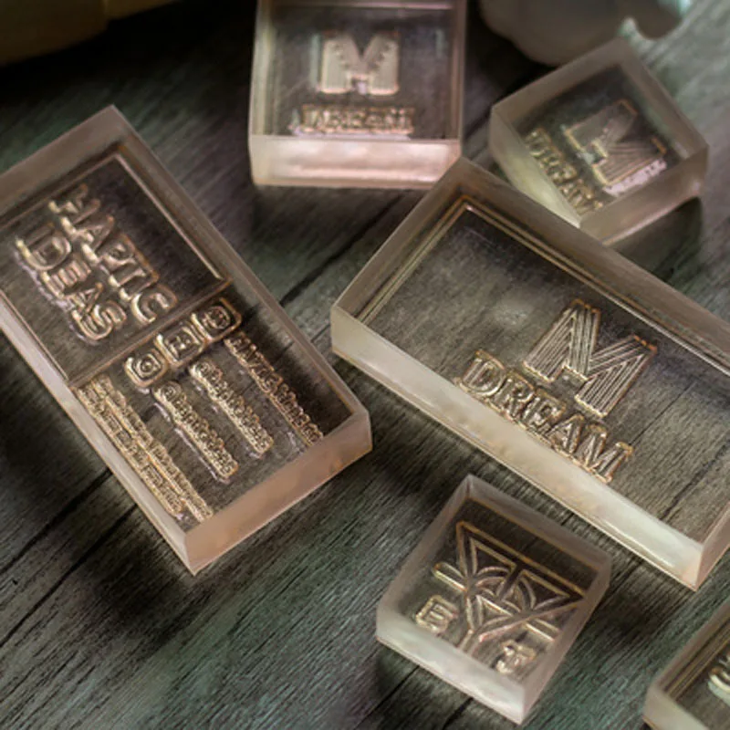 Custom Acrylic Clear Soap Stamp, Seal Chapter, Handmade Making, Your Own Design, Designs and Pictures