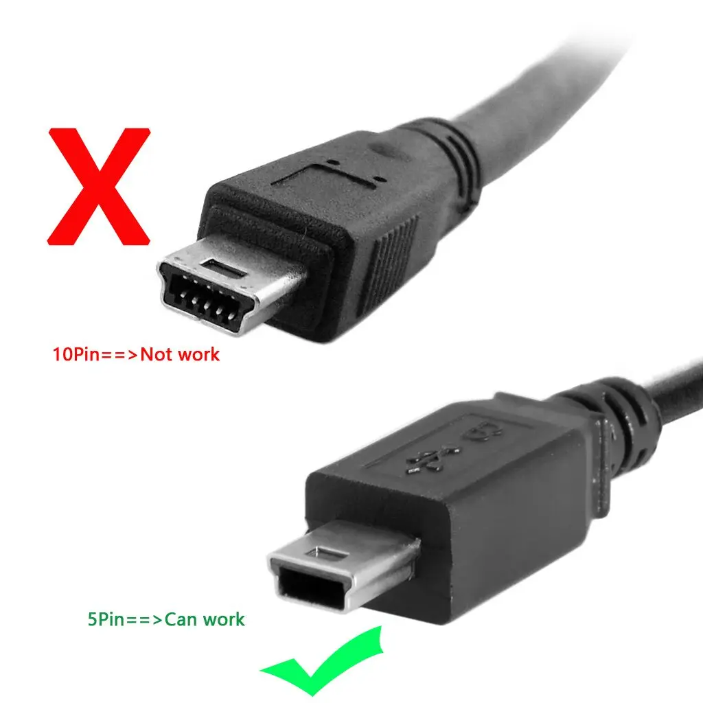 CY Кабель USB 2,0 высокая скорость мини USB 5pin мужчин и женщин удлинитель Кабель 0,5 м 5ft