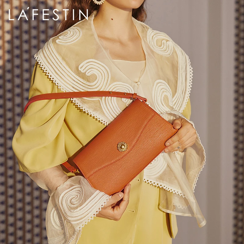 LA FESTIN 2022 New Trendy Ladies All match Retro Simple Messenger Shoulder Bags Fashionable
