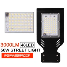 50 Вт 220 В 48 светодиодный настенный светильник водонепроницаемый IP65 уличные фонари Открытый Сад площадь шоссе парковка двор промышленное дорожное освещение